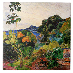 Carreau Gauguin - Poster de végétation tropicale