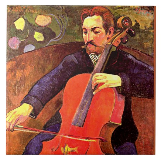 Carreau Gauguin - The Cellist (Devant)