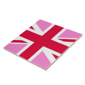 Carreau GAY PRIDE britannique (Union Jack rose) (Drapeau b (Côté)