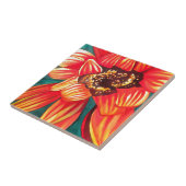 Carreau Gazania desert flower art par Sacha Grossel (Côté)