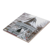 Carreau Gazebo dans la neige (Côté)