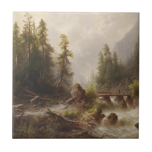 Carreau Gebirgsbach - Albert Rieger (Devant)