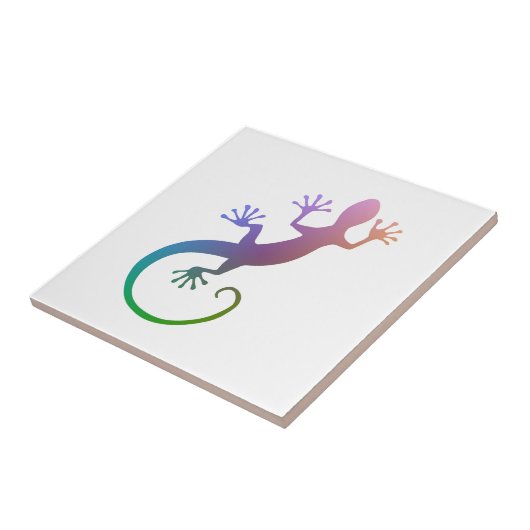 Carreau Gecko coloré (Côté)