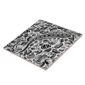 Carreau Gecko et galets (Côté)