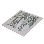 Carreau Gémeaux (les jumeaux) une illustration du 'Poeti (Côté)