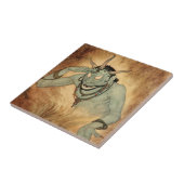 Carreau Génie des nuits arabes par Edmund Dulac (Côté)