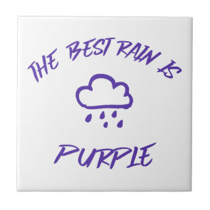 Carreau GenX La meilleure pluie est violette