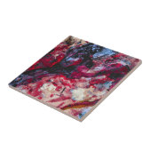 Carreau Géode cristal Red Agate Abstrait (Côté)