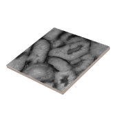 Carreau Géode d'agate de quartz Noir Pierres de gemme blan (Côté)