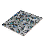 Carreau Géodes et cristaux Motifs des yeux maléfiques sur  (Côté)