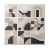 Carreau Geometric Abstract Harmony – Modern Ceramic Tile (Devant)