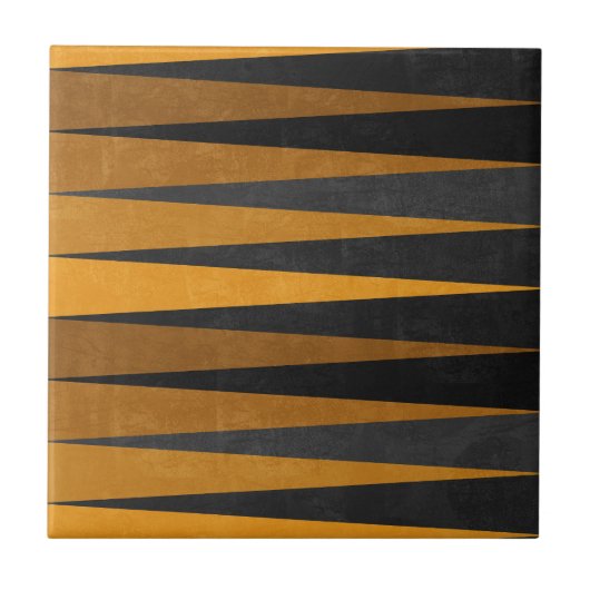 Carreau Geometric Black Yellow (Devant)