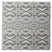Carreau Geometric Embossed Diamond Pattern (Devant)