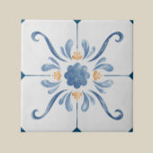 Carreau Geometric Flower Pattern Tile - Stylish and Elega