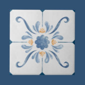 Carreau Geometric Flower Pattern Tile - Stylish and Elega