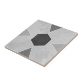 Carreau Geometric Pastel Marble Gray (Côté)