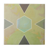 Carreau Geometric Pastel Marble Olive Green (Devant)