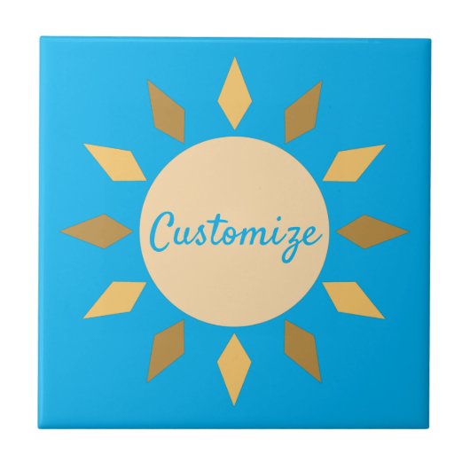 Carreau Geometric Sun Circle Thunder_Cove (Devant)