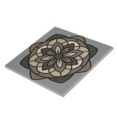 Carreau Géométrie florale élégante (Côté)