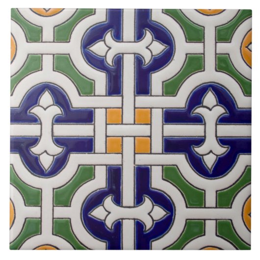 Carreau Géométrique Interlocking Espagnol (Devant)
