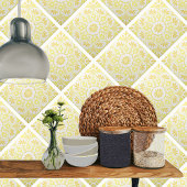 Carreau Géométrique jaune et blanc