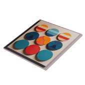 Carreau Géométrique moderne du milieu du siècle (Côté)