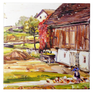 Carreau George Symons - Scène Barnyard