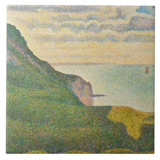 Carreau Georges Pierre Seurat| Paysage marin à Port-en-Bes (Devant)