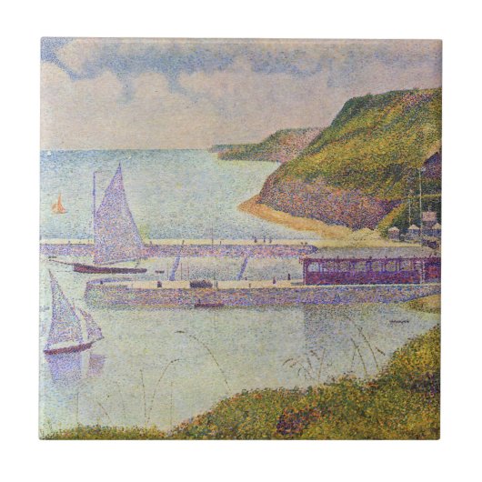 Carreau Georges Seurat - Port-en-Bessin à High Tide (Devant)