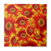 Carreau Gerbera Daisies (Devant)