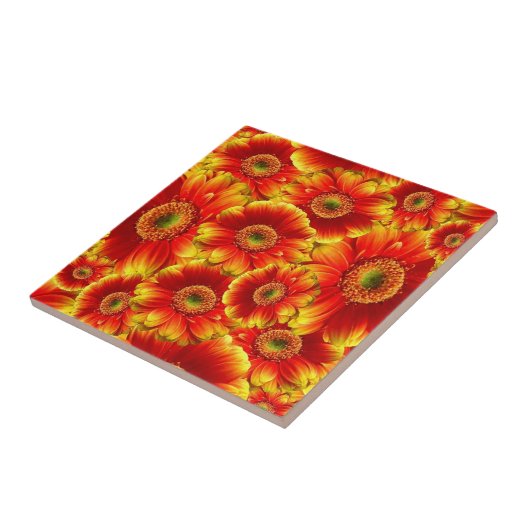 Carreau Gerbera Daisies (Côté)