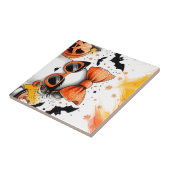 Carreau Ghost d'Halloween drôle (Côté)