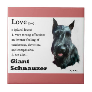 Carreau Giant Schnauzer Art