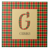 Carreau Gibbs Tartan Monogramme G (Devant)