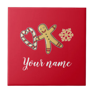 Carreau Gingerbreadman Love