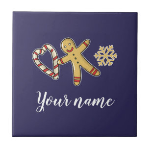 Carreau Gingerbreadman Love