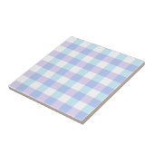 Carreau Gingham Violet Pastel (Côté)