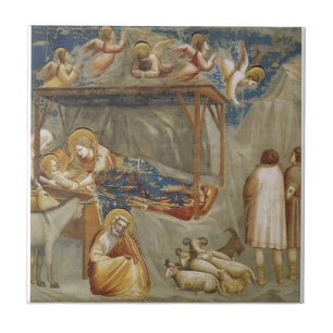 Carreau Giotto di Bondone La Nativité Fine Art Collection
