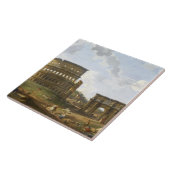 Carreau Giovanni Paolo Panini Vue du Colisée (Côté)