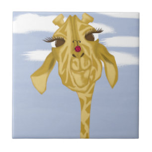 Carreau Girafe Mignonne Et Colorée