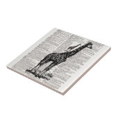 Carreau Giraffe Dictionnaire Art (Côté)