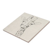 Carreau Giraffe Portrait | Croquis (Côté)