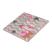 Carreau Girl Superhero Bunny (Côté)