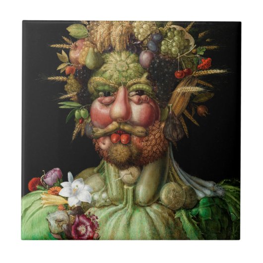 Carreau Giuseppe Arcimboldo - Vertumnus (Devant)
