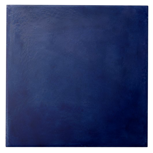 Carreau Glaçure artisanale Deep Indigo (Devant)