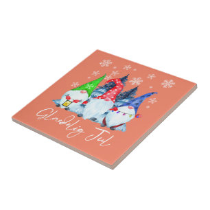 Carreau Glaedelig Jul Nordic Gnomes Tomte Nisse Danish