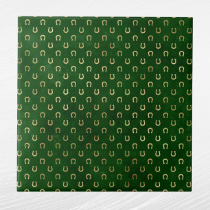 Carreau Glam Green Golden Horseshoe Graphic