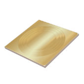 Carreau Glamor Faux Gold Blank Modèle Personnalisé Élégant (Côté)