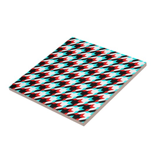 Carreau Glitch Damier Chien (Côté)