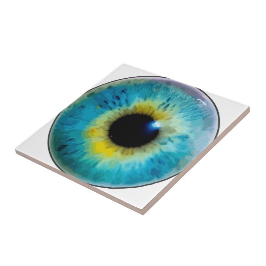 Carreau Globe oculaire - iris (Côté)